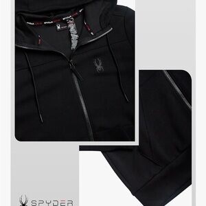 Spyder Black Full-Zip Jacket